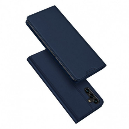 Samsung Galaxy A14 LTE Coque Dux Ducis Leather Bleu