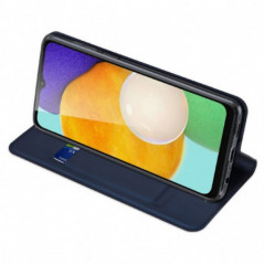 Samsung Galaxy A14 LTE Coque Dux Ducis Leather Bleu