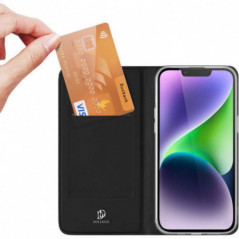 Apple iPhone 15 Plus Coque Dux Ducis Leather Noir