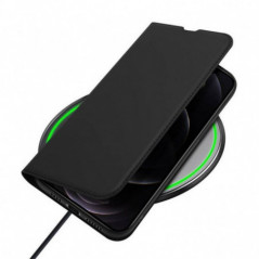 Apple iPhone 13 Pro Max Coque Dux Ducis Leather Noir