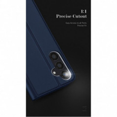 Samsung Galaxy S24 Coque Dux Ducis Leather Bleu
