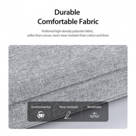 Dux Ducis Sac à main horizontal LBTC pour ordinateur portable 14-15,4 pouces, gris clair