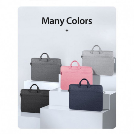 Dux Ducis Sac à main horizontal LBTC pour ordinateur portable 15.5-16 pouces bleu marine