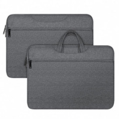 Dux Ducis Sac à main horizontal LBTC pour ordinateur portable 14-15.4 pouces, gris foncé