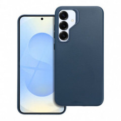 Samsung Galaxy S25 Plus Coque Leather Mag Cover Élégant  MagSAFE  Bleu indigo