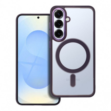 Samsung Galaxy S25 Coque Color Edge Mag MagSAFE  Violet profond