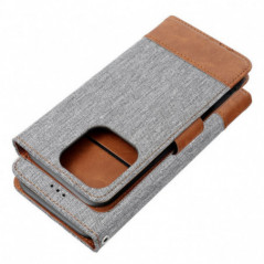 Apple iPhone 16e Portefeuilles JEANS Élégant  Gris