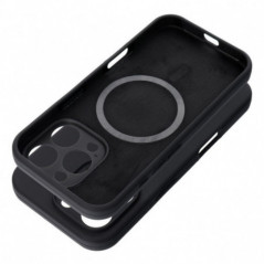 Apple iPhone 15 Pro Coque Silicone 2mm Noir
