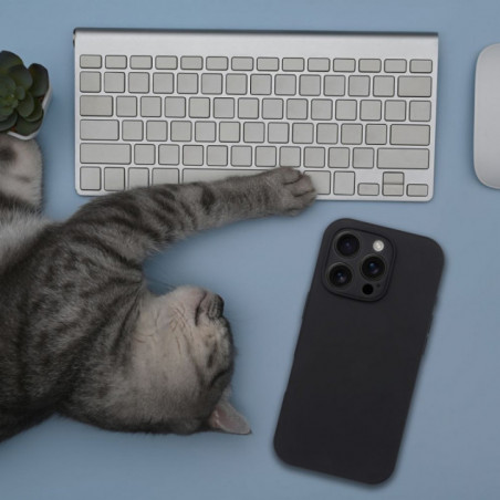 Apple iPhone 16 Pro Max Coque Silicone 2mm Noir