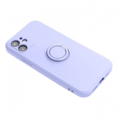 XIAOMI Redmi Note 14 Pro 4G Coque Silicone ring Violet (Violet)