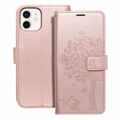 Apple iPhone 12 Pro Portefeuilles MEZZO Book Or rose