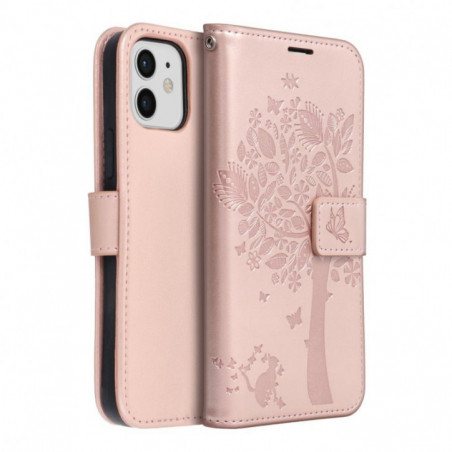 Apple iPhone 12 Pro Portefeuilles MEZZO Book Or rose