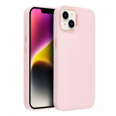 Apple iPhone 16e Coque FRAME Élégant  Rose poudré