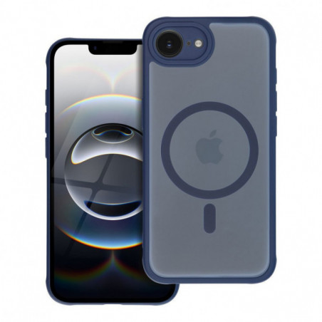 Apple iPhone 16e Coque Matte Mag Cove MagSAFE  Bleu