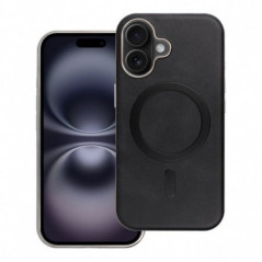 Apple iPhone 16 Pro Max Coque Gentleman Mag Cover Élégant  MagSAFE  Noir