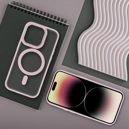 Samsung Galaxy S25 Coque Matte Mag Cove MagSAFE  Rose