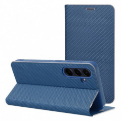 XIAOMI Redmi 15C Portefeuilles LUNA Book Carbon Fibre de carbone, Élégant  Bleu
