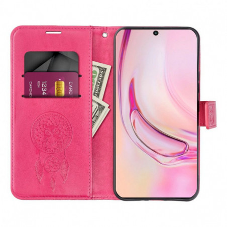 Apple iPhone 17 Pro Portefeuilles MEZZO Book Magenta