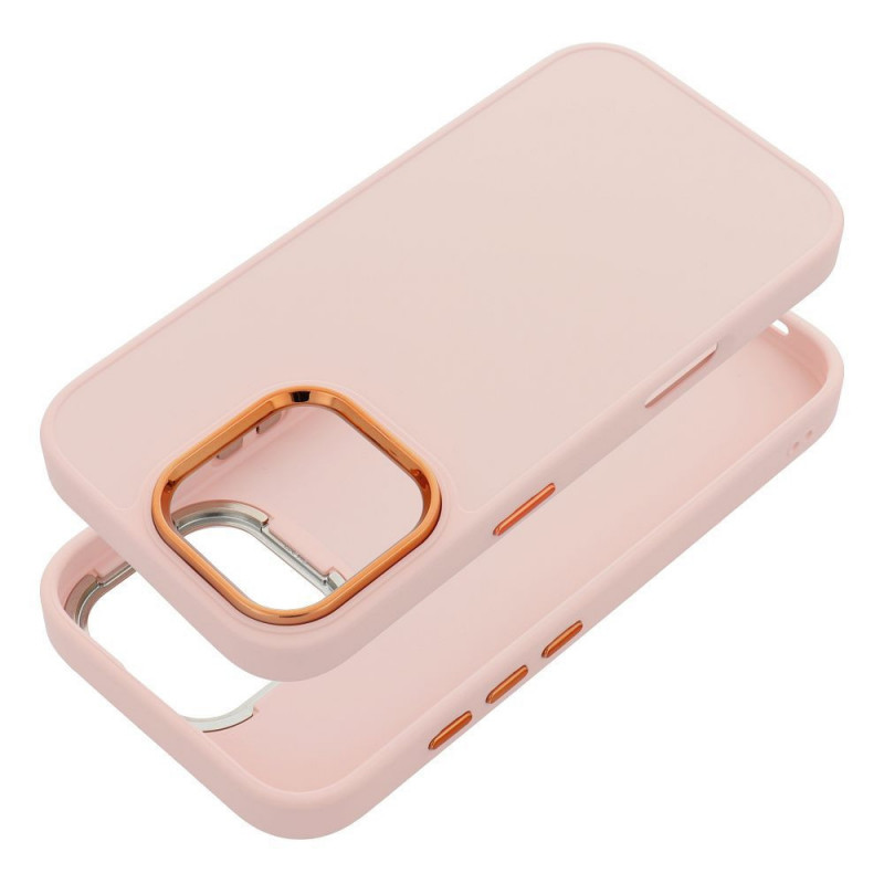 Apple iPhone 17 Coque FRAME Élégant  Rose poudré