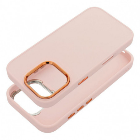 Apple iPhone 17 Coque FRAME Élégant  Rose poudré