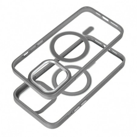 Apple iPhone 17 Pro Coque Color Edge Mag MagSAFE  Gris titane