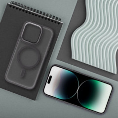 Apple iPhone 17 Pro Coque Matte Mag Cove MagSAFE  Titane