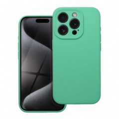 Apple iPhone 17 Coque Silicone 2mm Couleur menthe