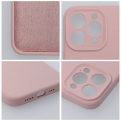 Apple iPhone 17 Coque Silicone 2mm Rose sable