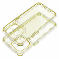 Apple iPhone 17 Air Coque Matrix Clear Jaune