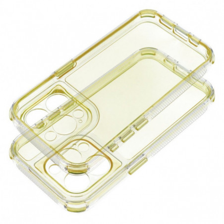 Apple iPhone 17 Air Coque Matrix Clear Jaune