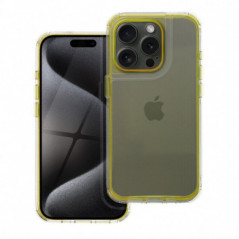 Apple iPhone 17 Air Coque Matrix Clear Jaune