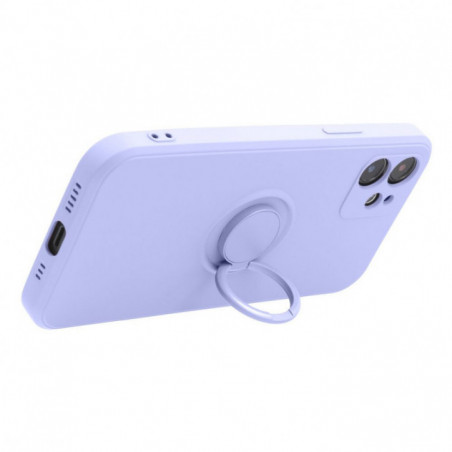 Apple iPhone 17 Pro Coque Silicone ring Violet (Violet)