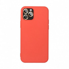 Apple iPhone 17 Pro Coque Silicone Élégant Pêche