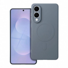 Samsung Galaxy S25 Edge Coque Silicone Mag Cover MagSAFE  Bleu clair