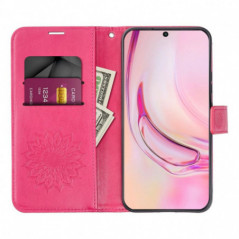 Samsung Galaxy S25 Edge Portefeuilles MEZZO Book Magenta