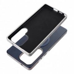 Samsung Galaxy S25 FE Coque Gentleman Mag Cover Élégant  MagSAFE  Bleu marine
