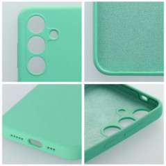Samsung Galaxy S25 FE Coque Silicone 2mm Couleur menthe