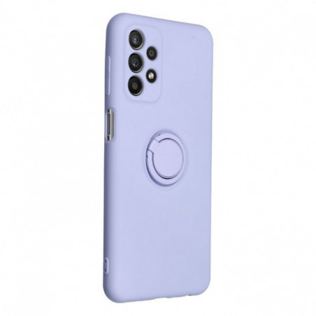 Samsung Galaxy S25 FE Coque Silicone ring Violet (Violet)