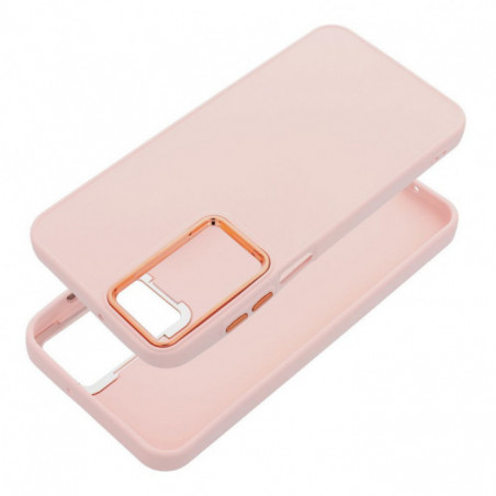 XIAOMI Redmi 15 4G Coque FRAME Élégant  Rose poudré