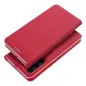 XIAOMI Redmi 15 4G Portefeuilles LUNA Book Carbon Fibre de carbone, Élégant  Rouge