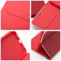 XIAOMI Redmi 15 4G Portefeuilles LUNA Book Carbon Fibre de carbone, Élégant  Rouge