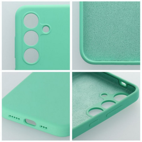 Honor 200 Coque Silicone 2mm Couleur menthe