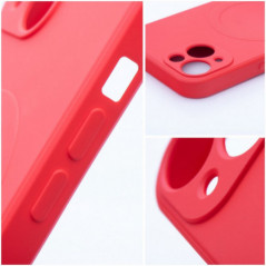 Samsung Galaxy A17 Coque Silicone Mag Cover MagSAFE  Rouge