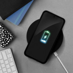 Samsung Galaxy A17 Coque Silicone Élégant  Noir