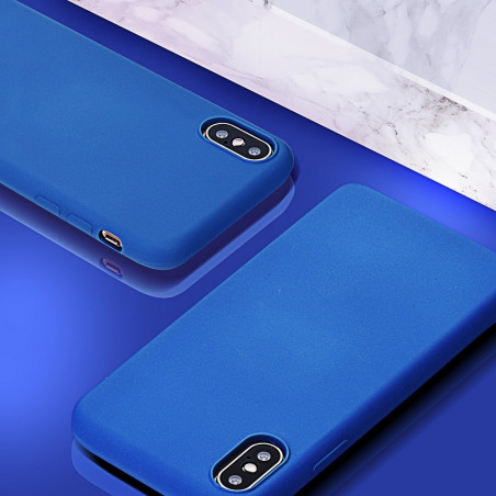 Silicone Lite sur le Samsung Galaxy A41 FORCELL Coque en silicone Bleu
