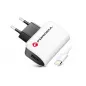 Travel Charger for iPhone 8-pin + cable Blanc