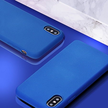 Samsung Galaxy S20 FE 5G Coque Silicone Élégant Bleu