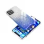 Samsung Galaxy A12 Coque Shining Transparent et bleu
