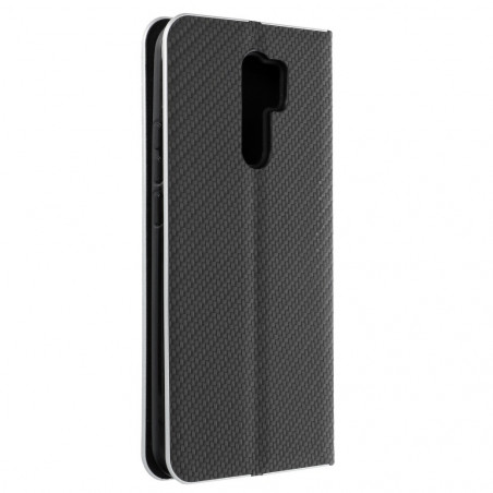 XIAOMI Mi 10T Pro 5G Portefeuilles LUNA Book Carbon Fibre de carbone, Élégant  Noir