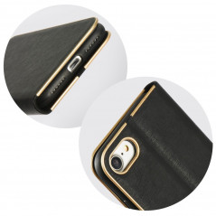 XIAOMI Redmi Note 10 Portefeuilles LUNA Book Gold Élégant  Noir